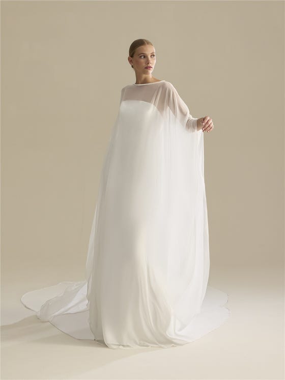 Parte delantera capa en gasa CAPE-LA47.