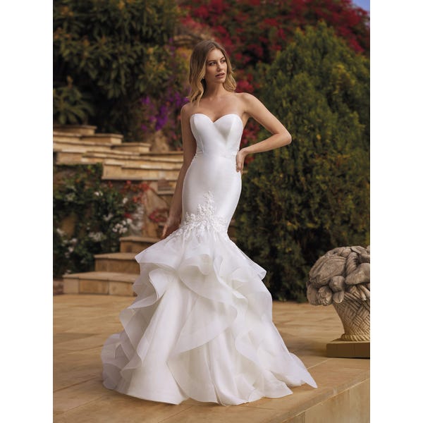 CHARO | Fit & flare wedding dress | White One
