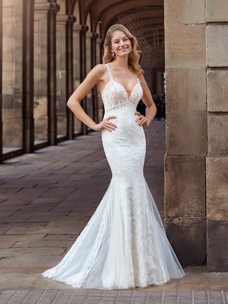 LUMIERE | A-line wedding dress | White One