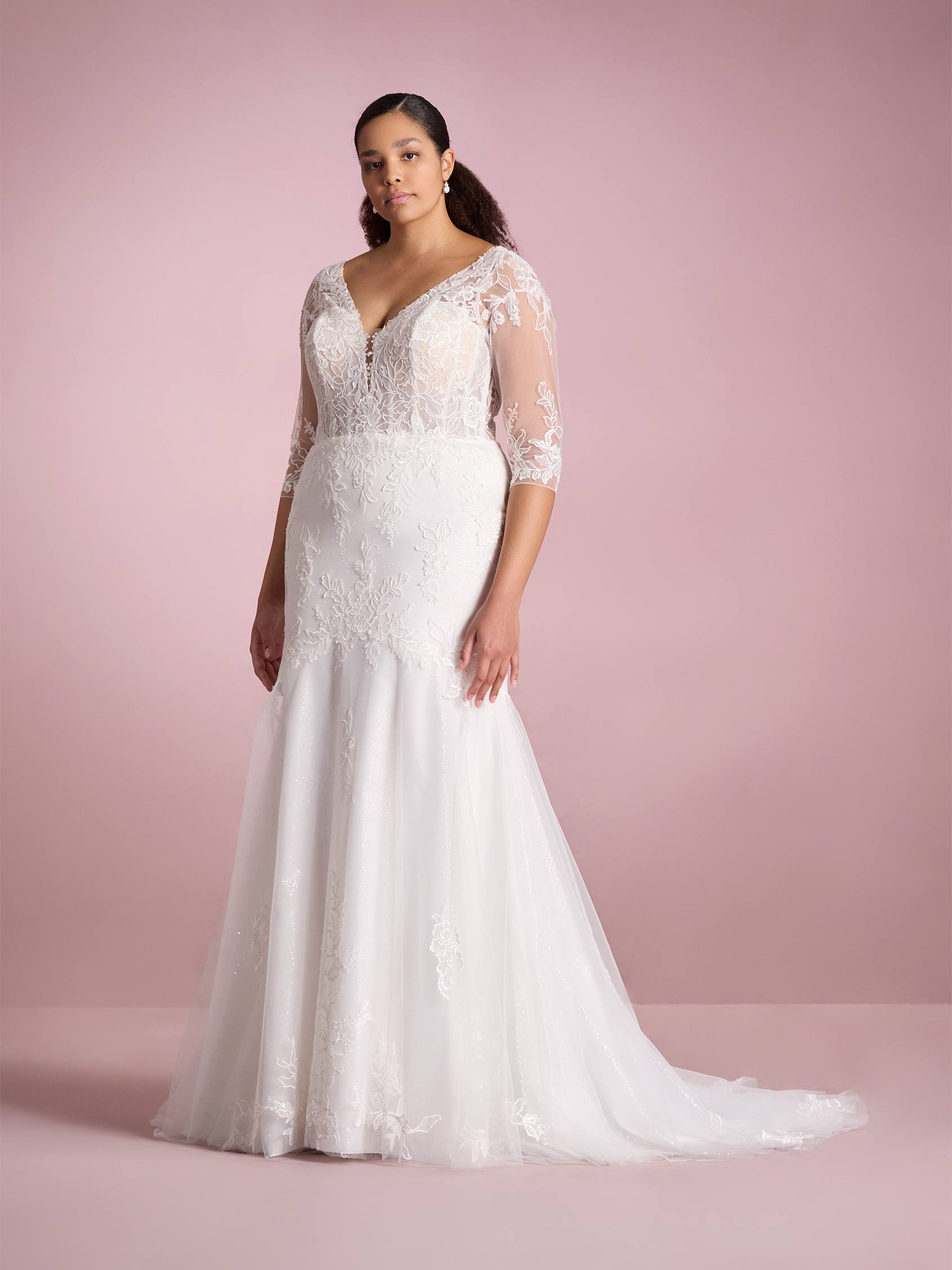 ワンピース BAU by Bride And You ODETTE Square neck Threequarter Sleeve BRIDE AND YOU