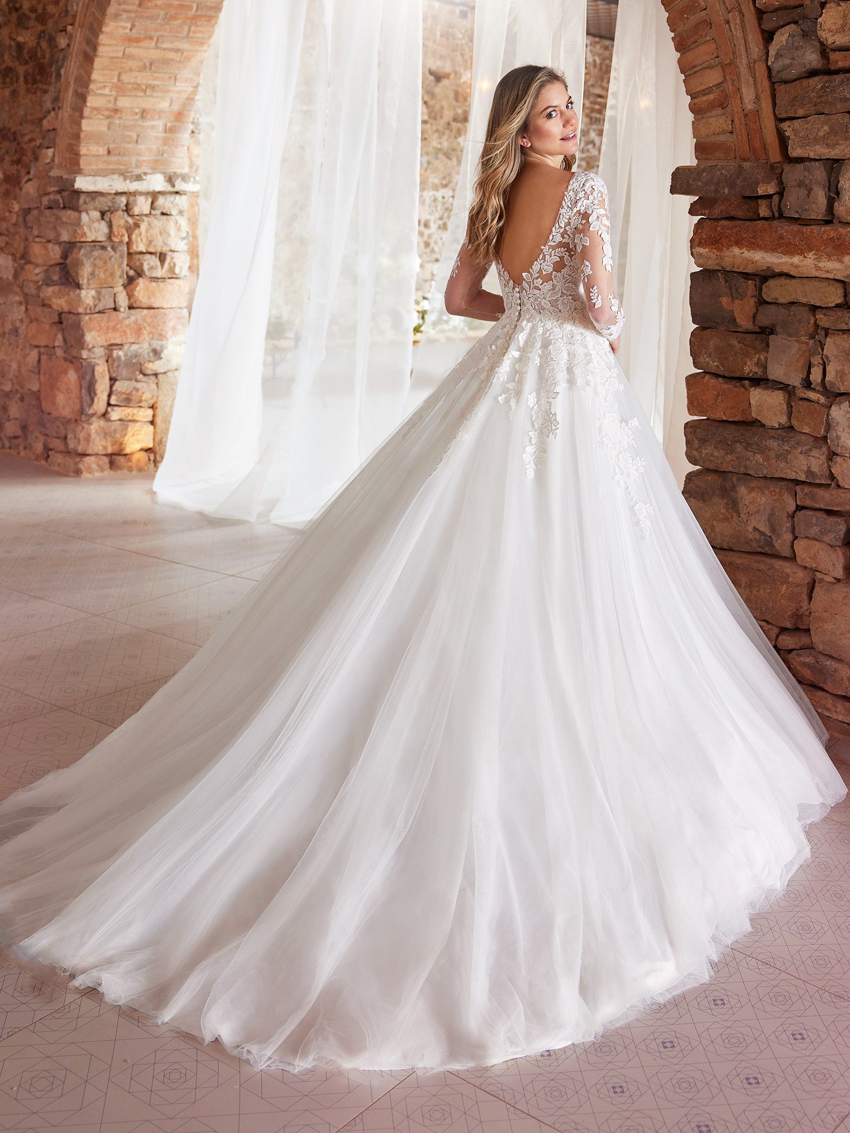 Princess silhouette wedding dress shop