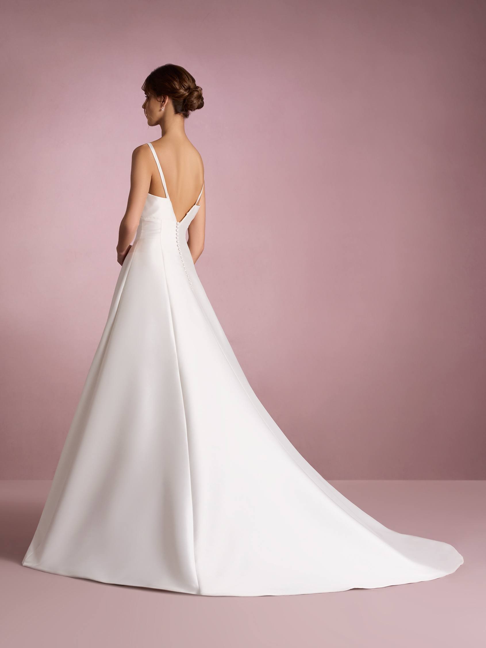 A line Wedding Dresses White One